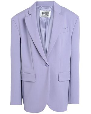 Moschino Lilac Blazer Polyester, Virgin Wool, Elastane - Purple