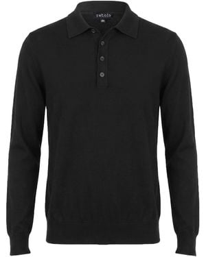 Retois Sweater Cotton, Merino Wool - Black