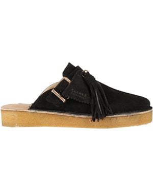 Clarks Mules & Clogs Leather - Black