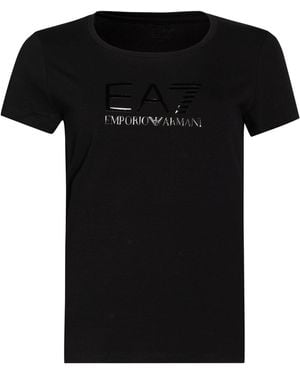 EA7 T-Shirt Cotton, Elastane - Black