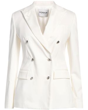 Dondup Blazer Modal, Cotton, Elastane - White
