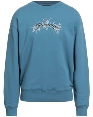 Givenchy Azure Sweatshirt Cotton - Blue