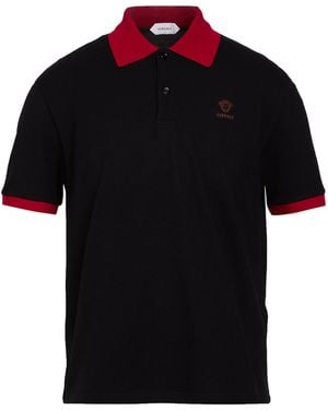 Versace Polo Shirts - Black