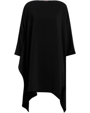Rose' A Pois Poncho - Negro