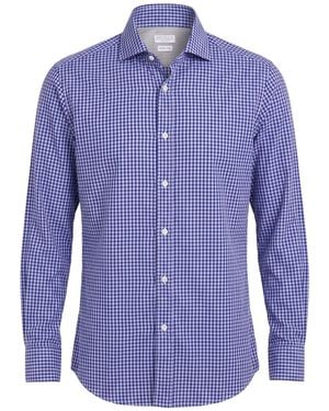 Brunello Cucinelli Shirt Cotton - Blue