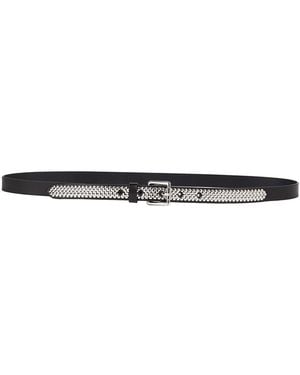 Pinko Belt Leather - White