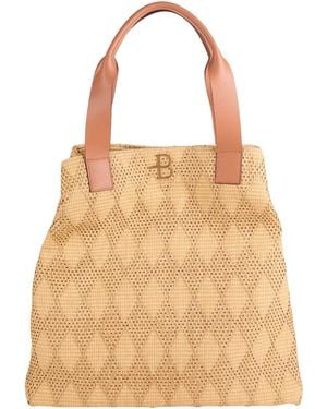Ballantyne Handbag Cotton, Viscose, Calfskin - Natural