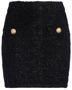 Balmain Mini Skirt - Black