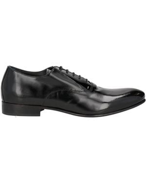 F.LLI CESETTI Lace-Up Shoes Leather - Black