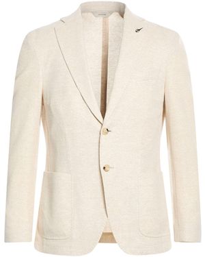 Paoloni Blazer Linen, Cotton, Polyamide - Natural