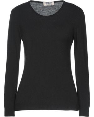 Tsd12 Sweater Modal, Acrylic, Polyamide - Black