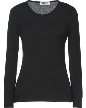 Tsd12 Sweater Modal, Acrylic, Polyamide - Black