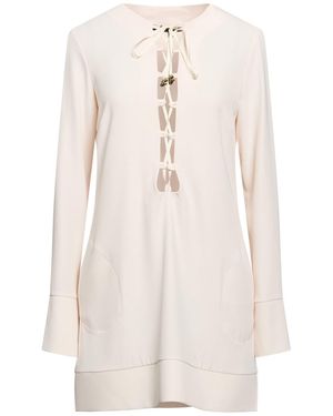 Babylon Mini Dress Polyester, Elastane - White