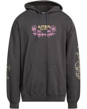 Iuter Charcoal Sweatshirt Cotton - Black