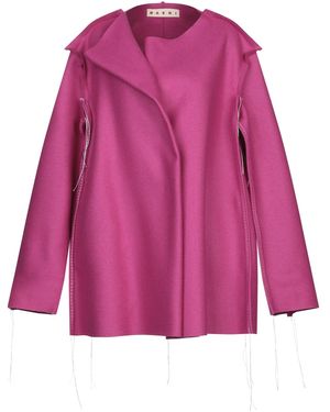 Marni Coat Wool, Polyamide - Pink