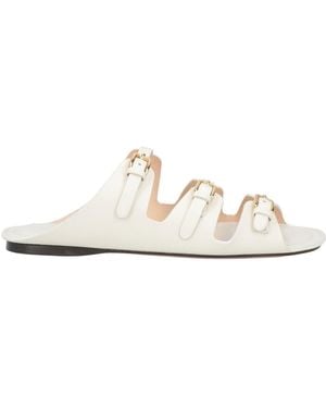 Sandro Ivory Sandals Leather - White