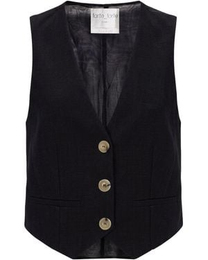 forte_forte Waistcoat - Blue