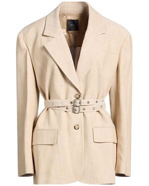 Pinko Sand Blazer Viscose, Polyester, Elastane - Natural