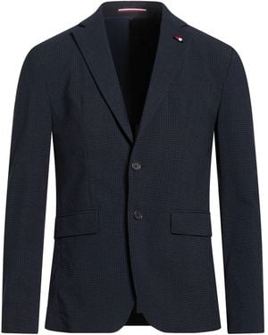 Tommy Hilfiger Midnight Blazer Wool, Polyester, Elastane - Blue