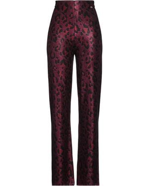 Pinko Pants Viscose, Metallic Fiber, Polyamide - Purple