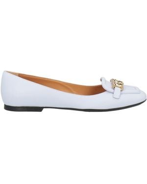 Tod's Lilac Loafers Leather - White