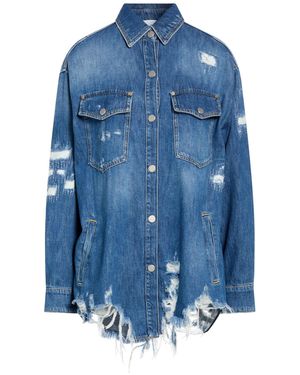 Gaelle Paris Denim Outerwear - Blue