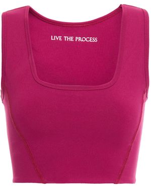 Live The Process Top - Pink