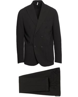 TWENTY-ONE by ANTONIO CARNEVALE Suit Polyester, Viscose, Elastane - Black