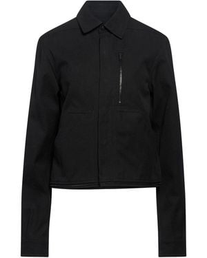 Rick Owens Denim Outerwear Cotton - Black