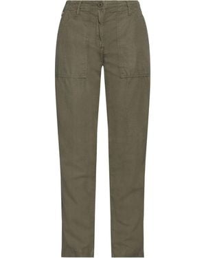 Hartford Trousers Cotton, Linen - Green