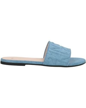 N°21 Sandals Textile Fibers - Blue