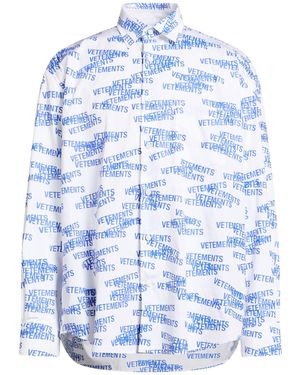 Vetements Shirts - Blue