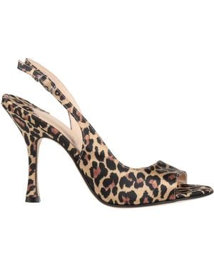 Anna F. Sandals Textile Fibers - Metallic