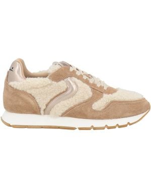 Voile Blanche Trainers Leather, Textile Fibres - Natural