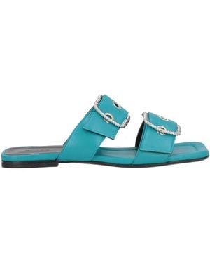 BY FAR Sandals Leather - Blue