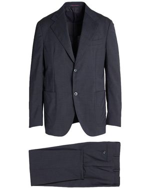 The Gigi Midnight Suit Virgin Wool, Cotton, Elastane - Blue