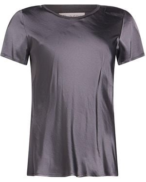 Manila Grace T-Shirt Viscose, Elastane - Grey