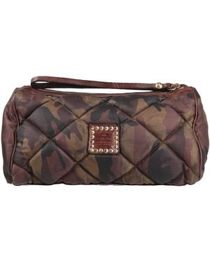 Campomaggi Beauty Case Polyamide, Cowhide - Brown