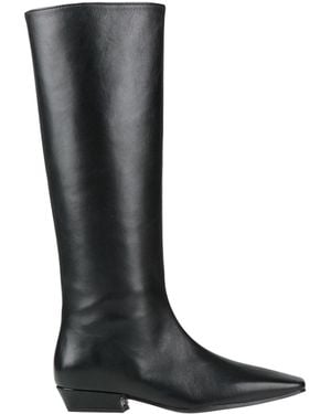 J.A.P. JOSE ANTONIO PEREIRA Boot Leather - Black