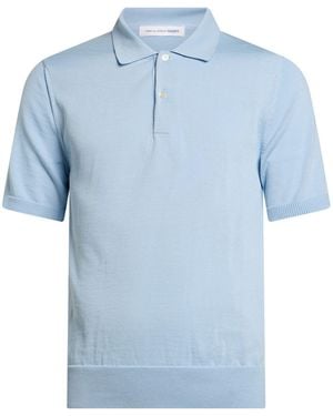 Comme des Garçons Sky Polo Shirt Polyester, Cotton - Blue