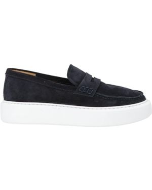 Testoni Loafers Leather - Blue