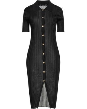 Versace Midi Dress Viscose - Black