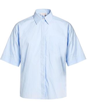 Antonelli Azure Shirt Cotton - Blue