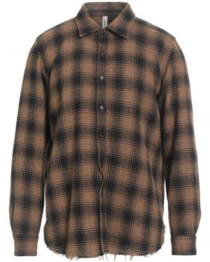 Giorgio Brato Camel Shirt Cotton, Wool - Brown