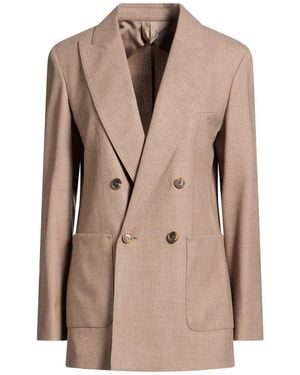 Tom Ford Taupe Blazer Cashmere, Elastane - Natural