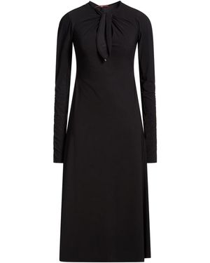 High Midi Dresses - Black