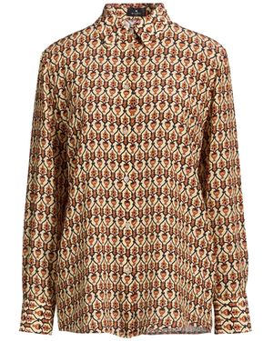 Etro Shirt Silk - Brown