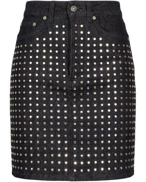 Dondup Denim Skirt Cotton, Elastane - Black