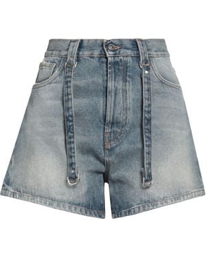 Off-White c/o Virgil Abloh Off- Denim Shorts Cotton - Blue