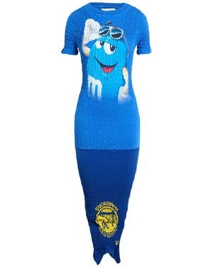 Conner Ives Maxi Dress Cotton - Blue